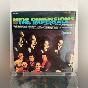 New Dimensions vinyl record by The Imperials